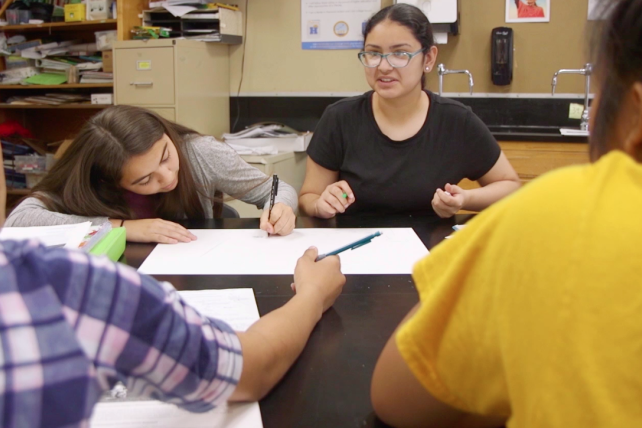 Students completing performance assessment