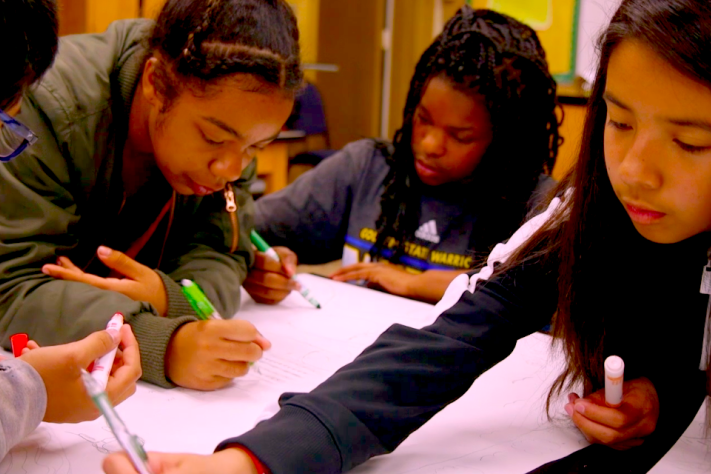 Students completing performance assessment