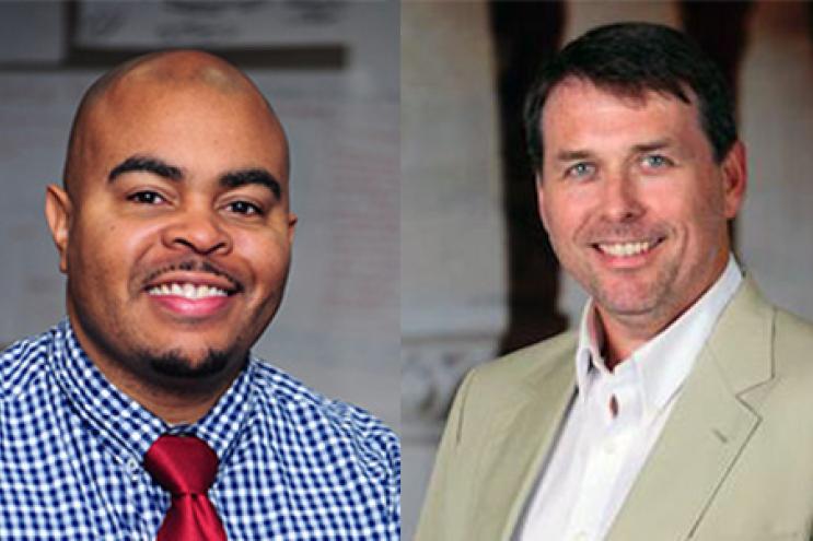 Bryan Brown, left, and Thomas Dee