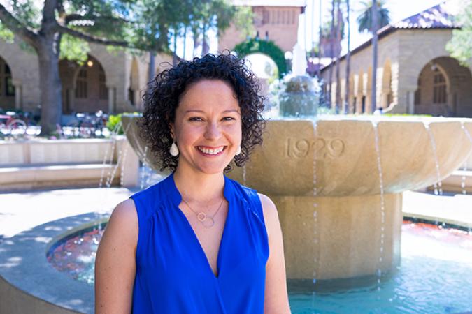 Cristina Lash (photo by Marc Franklin, Stanford Graduate School of Education)
