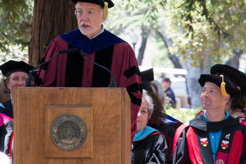 Commencement speaker Ed Haertel