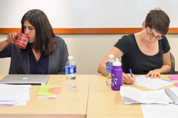 A recent Faculty Writers’ Retreat offered assistant professors Marilia Librandi-Rocha and Sarah Levine an opportunity for uninte