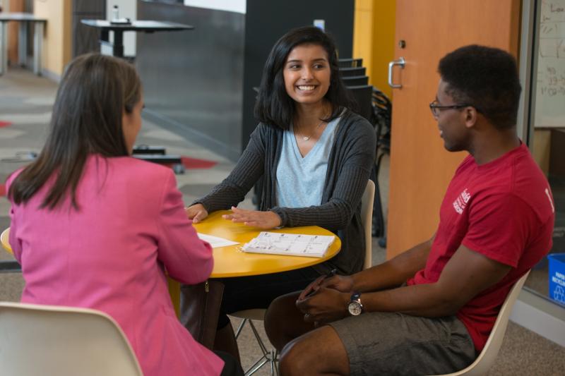 Sonia Doshi, an MA graduate, is now an analyst with edtech startup. (Photo: Steve Castillo)