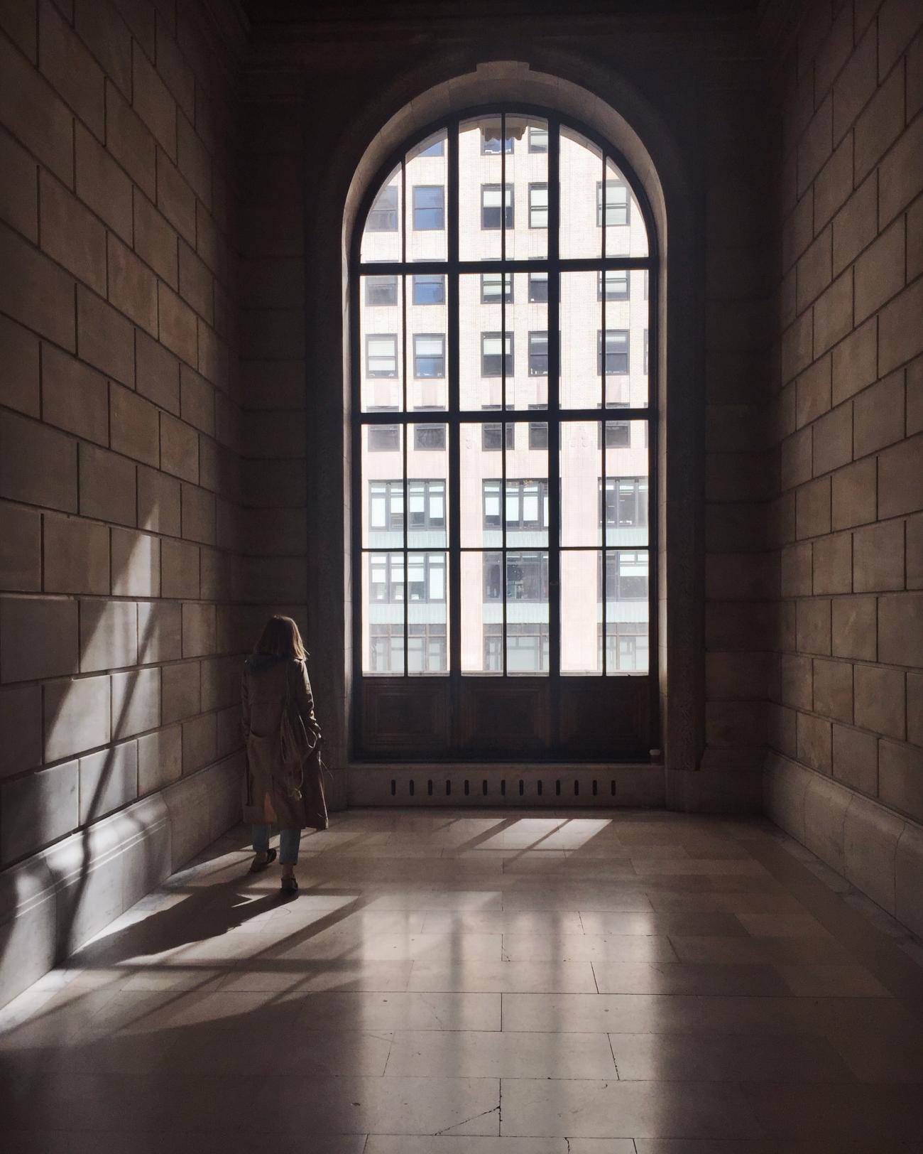 Photo of hallway at Westchester Community College