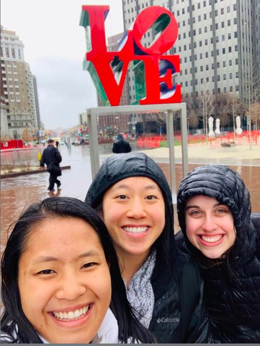 Photo of Quinn Cabral, Michelle Lo and Kaitlyn Loop