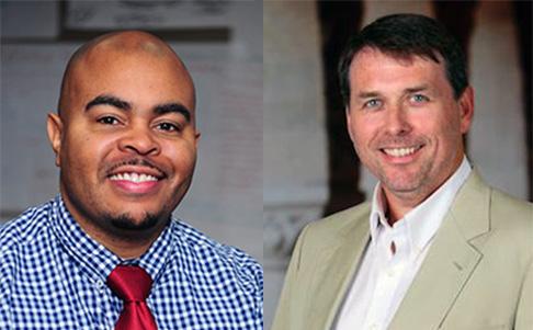 Bryan Brown, left, and Thomas Dee