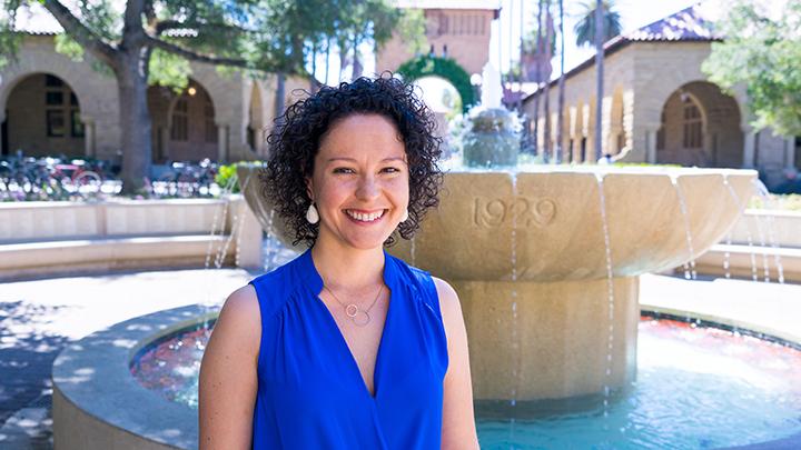Cristina Lash (photo by Marc Franklin, Stanford Graduate School of Education)