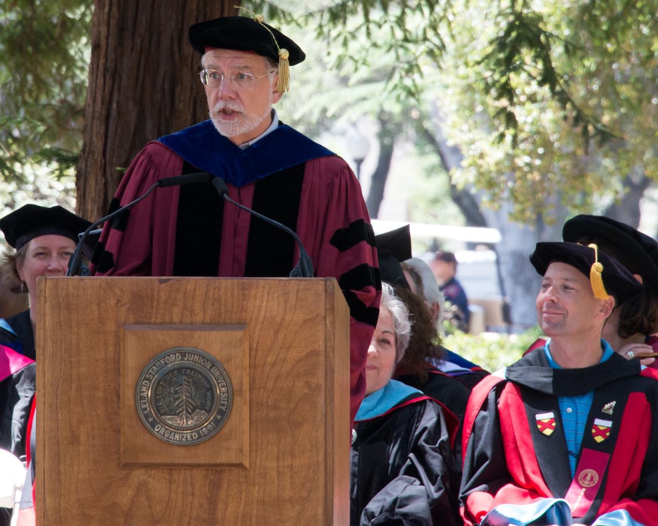Commencement speaker Ed Haertel